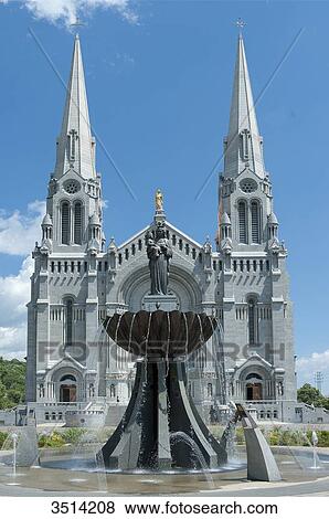 Canada, Province of Quebec. Saint Anne de Beaupre's basilica is a place of pilgrimage View Large Photo Image Stock Photo - Canada, Province of Quebec. Saint Anne de Beaupre's basilica is a place of pilgrimage. Fotosearch