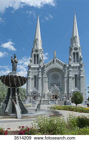 Canada, Province of Quebec. Saint Anne de Beaupre's basilica is a place of pilgrimage View Large Photo Image Stock Photo - Canada, Province of Quebec. Saint Anne de Beaupre's basilica is a place of pilgrimage. Fotosearch
