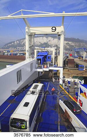 England, disembarkment of a ferry. View Large Photo Image Stock Photography - England, disembarkment of a ferry.. Fotosearch