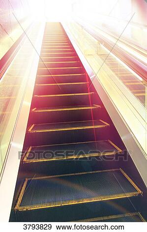 Stock Photo - Escalator. Fotosearch