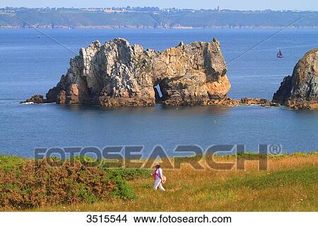 France, Brittany, Crozon Peninsula. Toulinguet cape. Pen Hat Cove. View Large Photo Image Picture - France, Brittany, Crozon Peninsula. Toulinguet cape. Pen Hat Cove.. Fotosearch