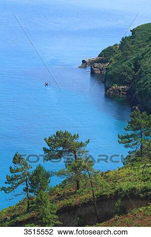 Stock Image - France, Brittany, Crozon Peninsula. Goat Cape. Fotosearch
