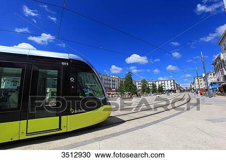 France, Brittany, Finistere, Brest. Streetcar. View Large Photo Image Stock Image - France, Brittany, Finistere, Brest. Streetcar.. Fotosearch