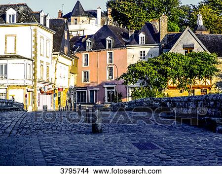 France, Brittany, Gulf of Morbihan, Auray, the Saint Goustan district bridge View Large Photo Image Picture - France, Brittany, Gulf of Morbihan, Auray, the Saint Goustan district bridge. Fotosearch