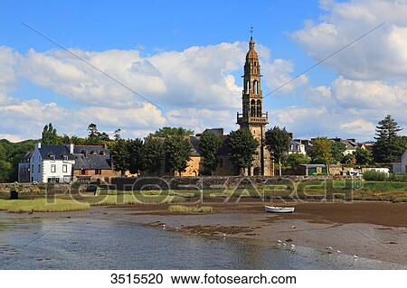 Stock Image - France, Brittany, Le Faou.. Fotosearch
