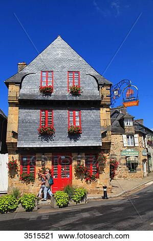 Stock Image - France, Brittany, Le Faou.. Fotosearch