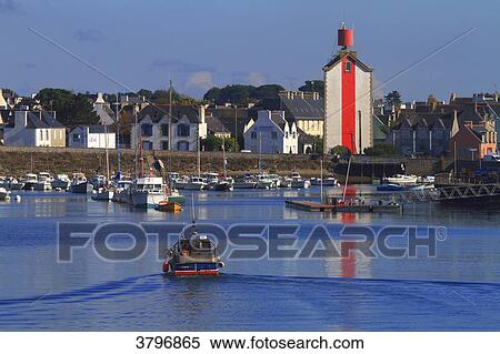 Stock Photography - France, Brittany, Le Guilvinec.. Fotosearch