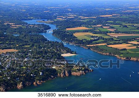 France, Brittany, Morbihan. Aerial view. Port-Manec'h View Large Photo Image Stock Image - France, Brittany, Morbihan. Aerial view. Port-Manec'h. Fotosearch