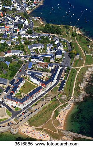 France, Brittany, Morbihan. Aerial view. Port Louis View Large Photo Image Stock Photograph - France, Brittany, Morbihan. Aerial view. Port Louis. Fotosearch