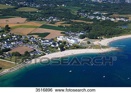 France, Brittany, Morbihan. Aerial view. Mutualist center of Kerpape in Ploemeur View Large Photo Image Stock Photograph - France, Brittany, Morbihan. Aerial view. Mutualist center of Kerpape in Ploemeur. Fotosearch
