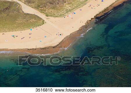France, Brittany, Morbihan. Gavres peninsula. Aerial view. View Large Photo Image Stock Image - France, Brittany, Morbihan. Gavres peninsula. Aerial view.. Fotosearch