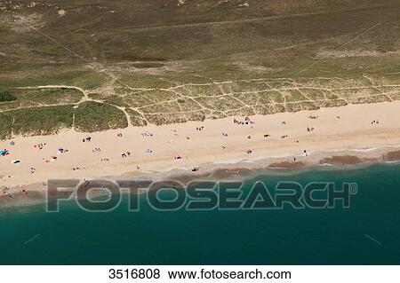 France, Brittany, Morbihan. Gavres peninsula. Aerial view. View Large Photo Image Stock Photo - France, Brittany, Morbihan. Gavres peninsula. Aerial view.. Fotosearch