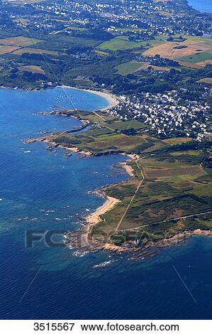 France, Brittany, Morbihan. Groix island. Cats Cape. Village of Locmaria. View Large Photo Image Stock Photo - France, Brittany, Morbihan. Groix island. Cats Cape. Village of Locmaria.. Fotosearch