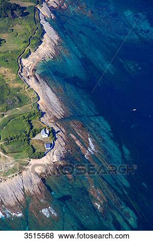 France, Brittany, Morbihan. Groix island. Cats Cape Lighthouse View Large Photo Image Stock Photo - France, Brittany, Morbihan. Groix island. Cats Cape Lighthouse. Fotosearch