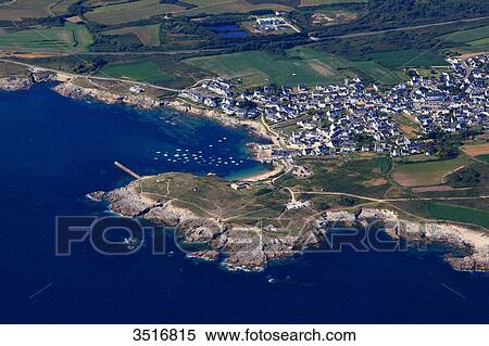 France, Brittany, Morbihan. Kerroc'h. Aerial view. View Large Photo Image Stock Photography - France, Brittany, Morbihan. Kerroc'h. Aerial view.. Fotosearch