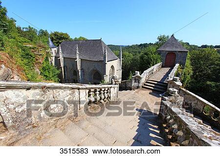 France, Brittany, Morbihan. Le Faouet or Ar Faoued. Sainte Barbe du Faouet Chapel. Right hand side: oratory View Large Photo Image Stock Image - France, Brittany, Morbihan. Le Faouet or Ar Faoued. Sainte Barbe du Faouet Chapel. Right hand side: oratory. Fotosearch