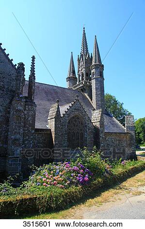 France, Brittany, Morbihan. Le Faouet or Ar Faoued. Saint Fiacre Chapel. View Large Photo Image Stock Image - France, Brittany, Morbihan. Le Faouet or Ar Faoued. Saint Fiacre Chapel.. Fotosearch