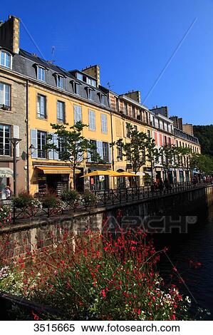 France, Brittany. Quimper. Old town. View Large Photo Image Stock Photography - France, Brittany. Quimper. Old town.. Fotosearch