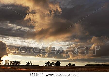 France, Center France, sunset View Large Photo Image Stock Image - France, Center France, sunset. Fotosearch