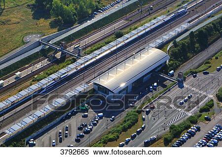 France, Hauts de France, Pas de Calais. Frethun. Railway station View Large Photo Image Stock Photography - France, Hauts de France, Pas de Calais. Frethun. Railway station. Fotosearch