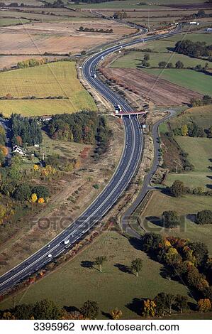 France, Highway aerial view View Large Photo Image Stock Image - France, Highway aerial view. Fotosearch