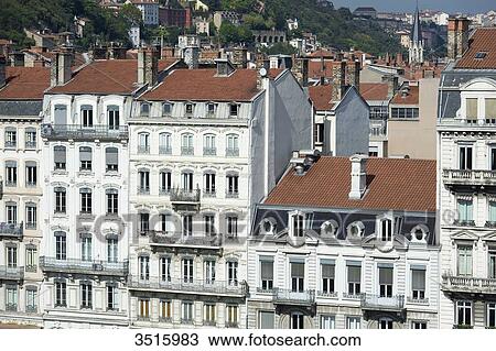 France. Lyon. Facades of buildings Quai Fulchiron View Large Photo Image Stock Image - France. Lyon. Facades of buildings Quai Fulchiron. Fotosearch