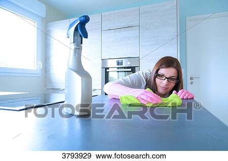 France, maniac woman doing housework. View Large Photo Image Stock Photo - France, maniac woman doing housework.. Fotosearch
