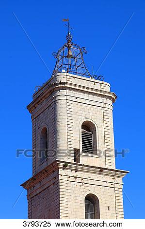 Stock Photography - France, Marseillan, Church.. Fotosearch