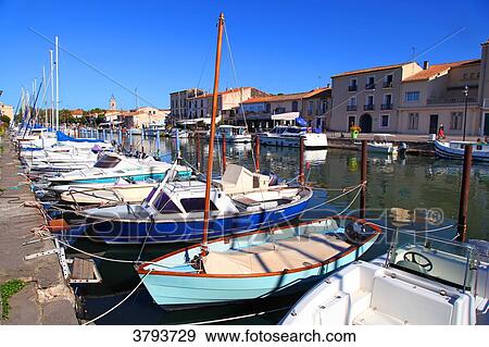 France, Marseillan. The Harbor. View Large Photo Image Stock Photo - France, Marseillan. The Harbor.. Fotosearch