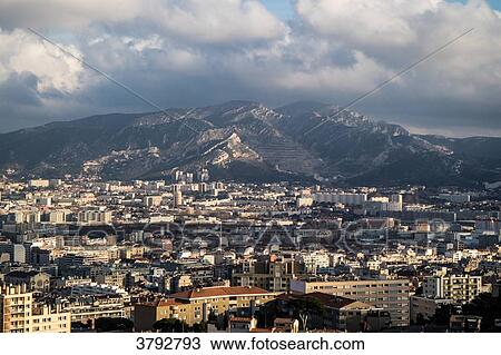 France, Marseille, view of the city from Notre Dame de la Garde View Large Photo Image Stock Image - France, Marseille, view of the city from Notre Dame de la Garde. Fotosearch