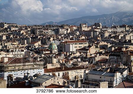 France, Marseille, view on the historical old town View Large Photo Image Stock Photograph - France, Marseille, view on the historical old town. Fotosearch