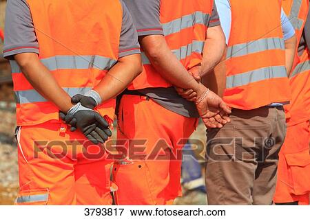France, men at work with security suits. View Large Photo Image Stock Photo - France, men at work with security suits.. Fotosearch