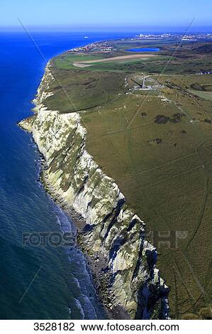 France, Norhern France, Pas-de-Calais. Town of Sangatte, Bleriot-Plage. Blanc-Nez Cape. View Large Photo Image Stock Image - France, Norhern France, Pas-de-Calais. Town of Sangatte, Bleriot-Plage. Blanc-Nez Cape.. Fotosearch