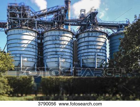 France, Normandie, Refinery of Notre Dame de Gravenchon View Large Photo Image Stock Photograph - France, Normandie, Refinery of Notre Dame de Gravenchon. Fotosearch