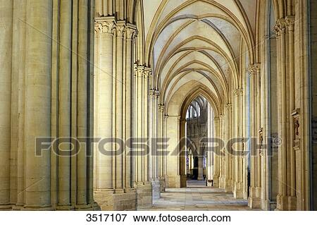 France, Normandy. Manche. Coutances. Deserted cathedral of Coutances. View Large Photo Image Stock Photo - France, Normandy. Manche. Coutances. Deserted cathedral of Coutances.. Fotosearch