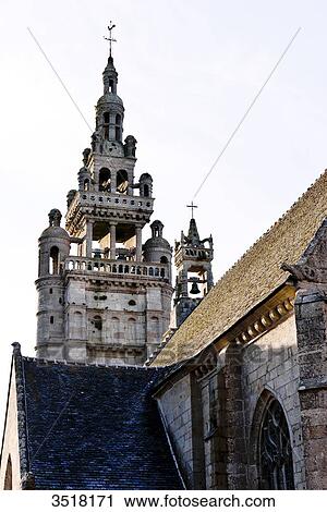 France, North-Western France, Brittany, Roscof church. View Large Photo Image Stock Image - France, North-Western France, Brittany, Roscof church.. Fotosearch