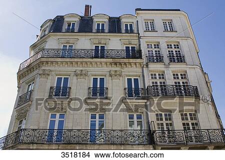 France, North-Western France, Nantes, Place du Change, old buldings facades View Large Photo Image Picture - France, North-Western France, Nantes, Place du Change, old buldings facades. Fotosearch