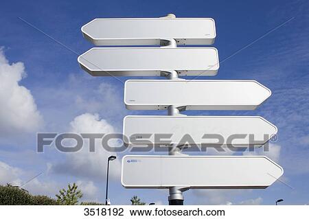 Stock Image - France, North-Western France, Nantes, traffic signs. Fotosearch