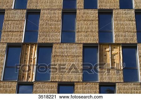 France, North-Western France, Nantes, insulation of a new building: straw covering glass wool View Large Photo Image Stock Image - France, North-Western France, Nantes, insulation of a new building: straw covering glass wool. Fotosearch