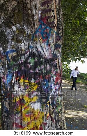 Stock Photo - France, North Western France, Nantes, Quai Hoche, tags.. Fotosearch