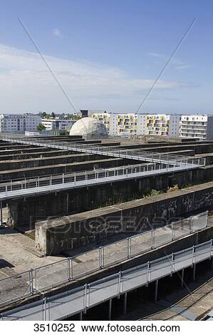France, North-Western France, Saint-nazaire, submarine base, terrace View Large Photo Image Stock Image - France, North-Western France, Saint-nazaire, submarine base, terrace. Fotosearch