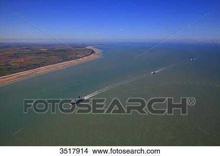 France, Northern France, Pas de Calais. Three ferries in the channel connecting Calais to Dover. View Large Photo Image Picture - France, Northern France, Pas de Calais. Three ferries in the channel connecting Calais to Dover.. Fotosearch