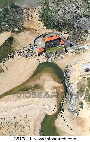 France, Northern France, Pas de Calais. Ambleteuse. The fort at the mouth of the river Slack. View Large Photo Image Stock Image - France, Northern France, Pas de Calais. Ambleteuse. The fort at the mouth of the river Slack.. Fotosearch