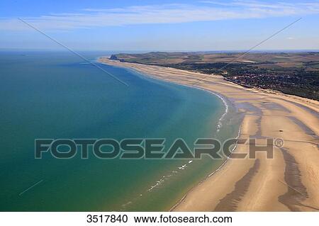 France, Northern France, Pas de Calais. Wissant Bay. View Large Photo Image Stock Image - France, Northern France, Pas de Calais. Wissant Bay.. Fotosearch