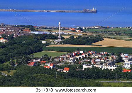 Stock Photo - France, Northern France, Pas de Calais. Boulogne sur Mer. Column of the Grande Armee in Wimillle. Fotosearch