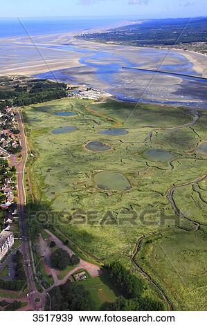 France, Northern France, Pas de Calais, Cote d'Opale. Le Touquet. Canche Bay. View Large Photo Image Stock Photo - France, Northern France, Pas de Calais, Cote d'Opale. Le Touquet. Canche Bay.. Fotosearch
