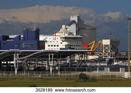 France, Northern France. Pas-de-Calais, Calais. The harbour. Ferry terminal. View Large Photo Image Stock Photo - France, Northern France. Pas-de-Calais, Calais. The harbour. Ferry terminal.. Fotosearch