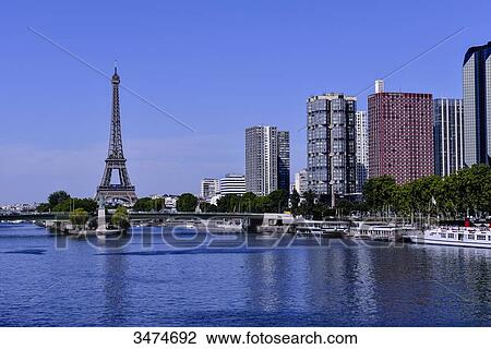 France, Paris, 15th district, Front de Seine on the Quai Andr Citroen View Large Photo Image Stock Image - France, Paris, 15th district, Front de Seine on the Quai Andr Citroen. Fotosearch