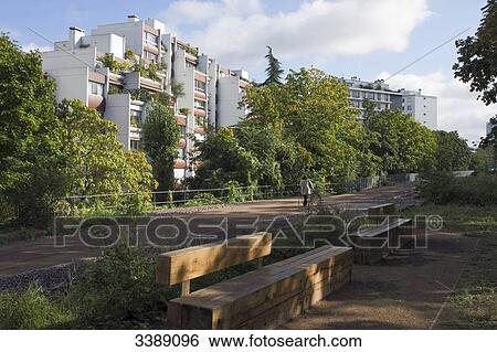 France, Paris, 15th district, small section of the Chemin de fer de Petite Ceinture (little belt railway) between the rue Saint Charles and the rue Olivier de Serres View Large Photo Image Stock Photograph - France, Paris, 15th district, small section of the Chemin de fer de Petite Ceinture (little belt railway) between the rue Saint Charles and the rue Olivier de Serres. Fotosearch