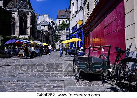 France, Paris, 4th district, Rue des Barres View Large Photo Image Stock Image - France, Paris, 4th district, Rue des Barres. Fotosearch